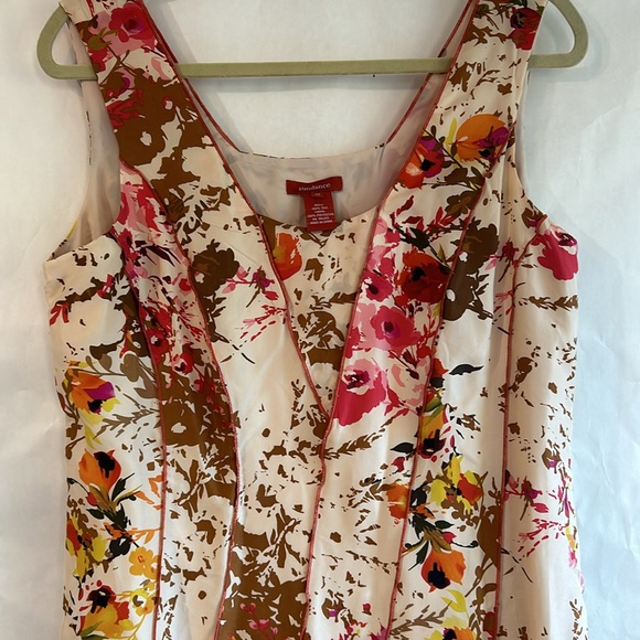 Sundance Dresses & Skirts - SUNDANCE 100% Silk Floral Midi Dress Size 12 Sleeveless EXCELLENT CONDITION